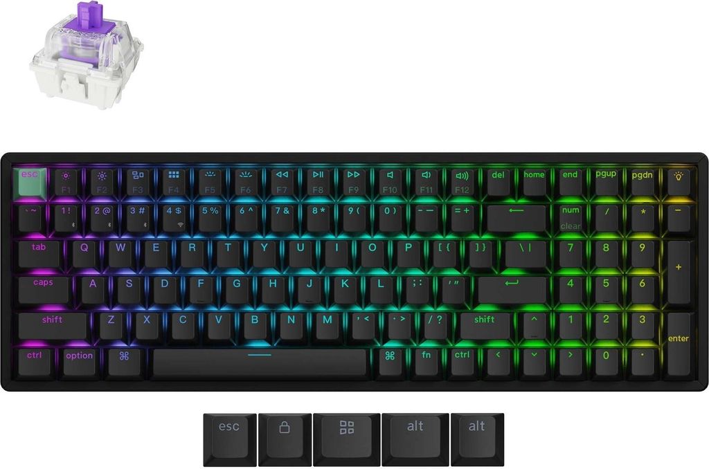 Keychron K4 HE Shine-Through Clavier magnétique sans fil, Image du produit 
