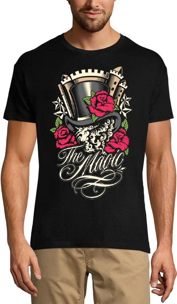 Herren Grafik T-Shirt Die Magie – The Magic – Öko-Verantwortlich Vintage Jahrgang Kurzarm Lustige Druck Geburtstag Geschenk Mann