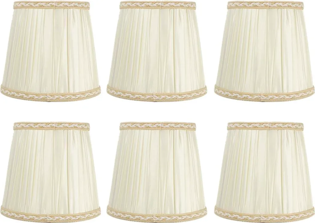 Abat-jour Beige E14 pour Éviter l'Éblouissement sur Lustre et Applique