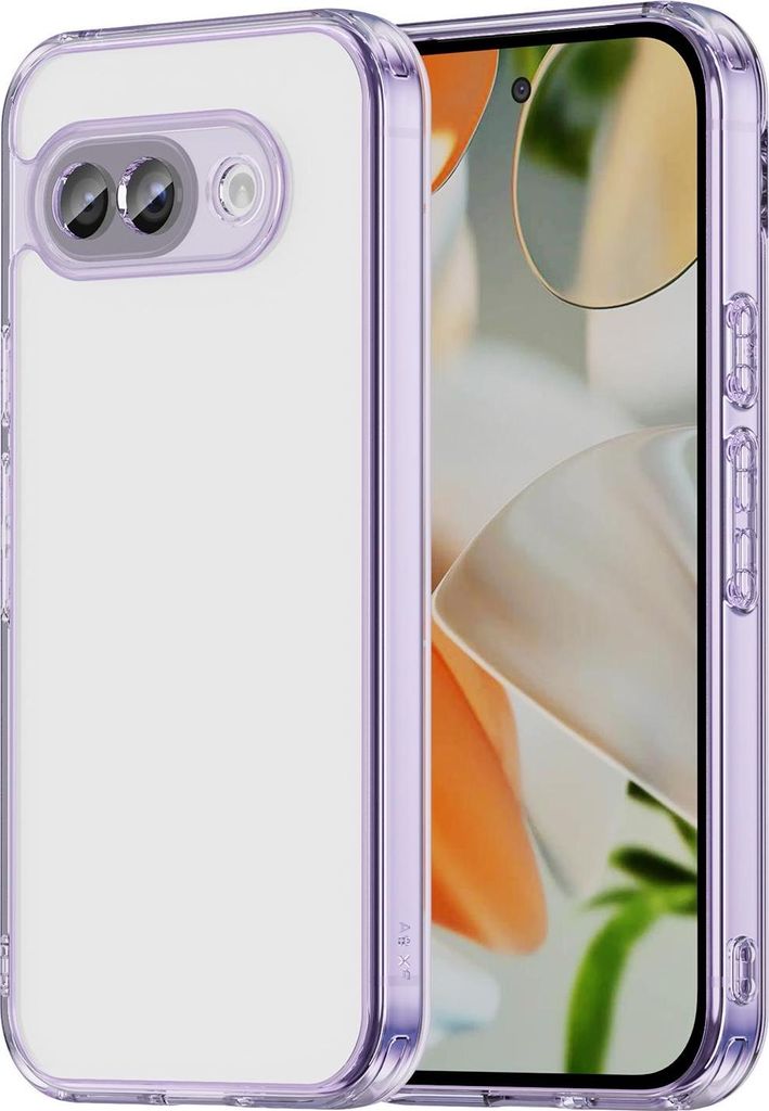 Hülle für Google Pixel 9a - Phonesta HybridAir Back Cover - Lila