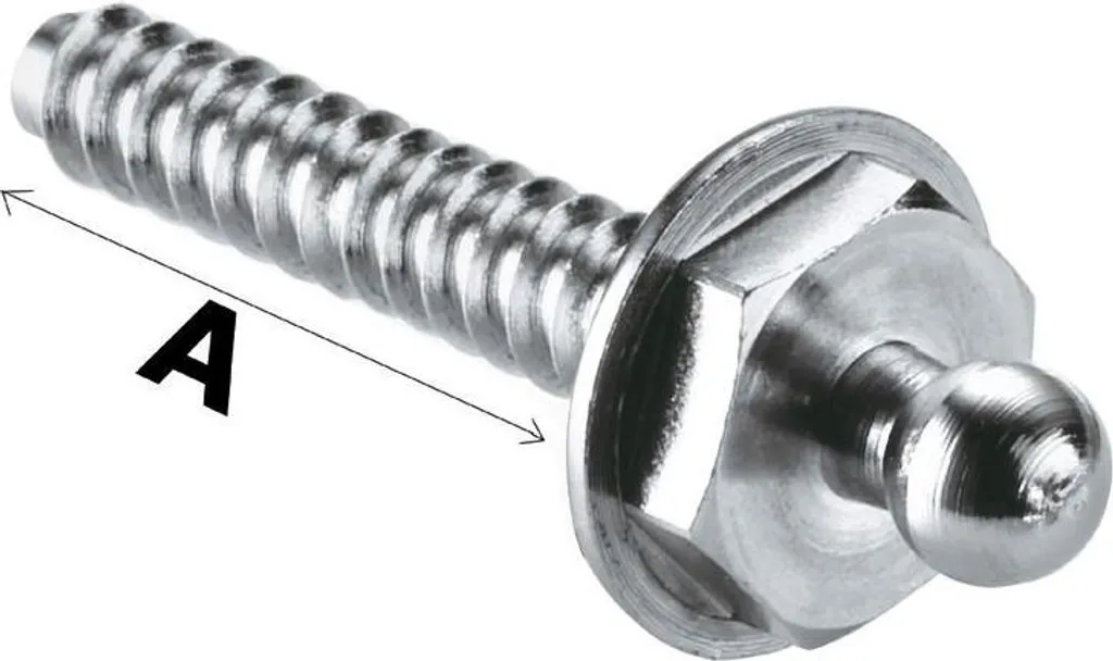 Verrou de bâche LOXX inox pour fixation sur pont et cabriolet - 12 mm