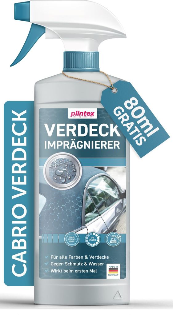 PLINTEX® 580ml Cabrio Verdeck Imprägnierung I Produktbild 