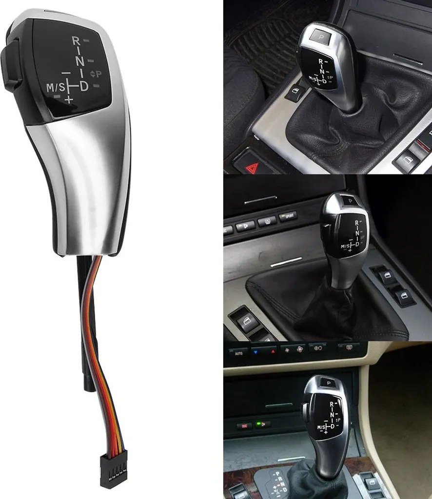 Kit rétrofit pommeau LED automatique LHD pour BMW E90 E92 E84 silver
