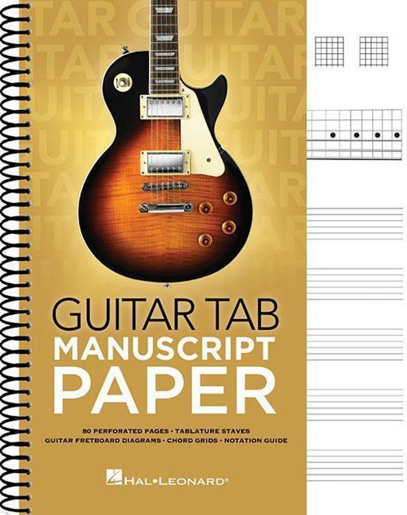 Guitar Tab Manuscript Paper