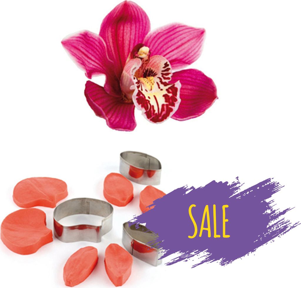 1 Veiner/Prägewerkzeug Orchidee