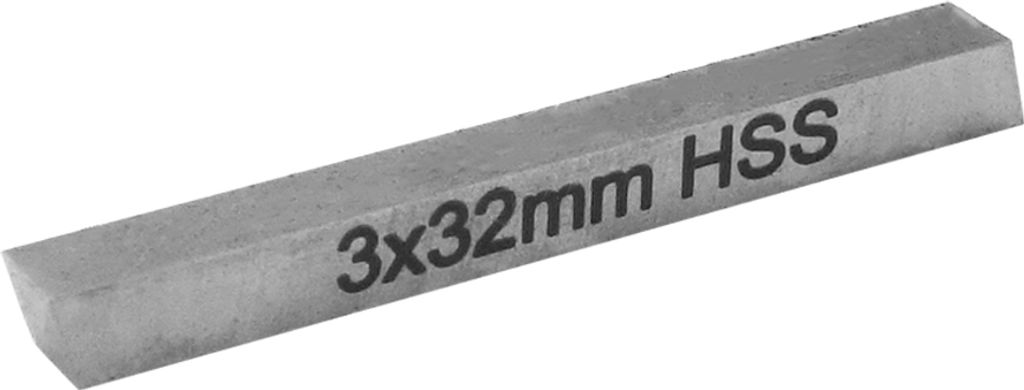 PAULIMOT HSS-Einsatz für Mini-Drehmeißel-Set, 3 x 3 x 32 mm