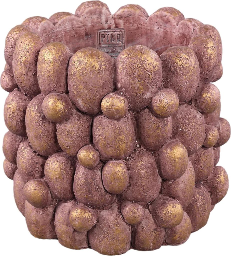 PTMD - Topf Stenley - Braun - 25x25x22cm
