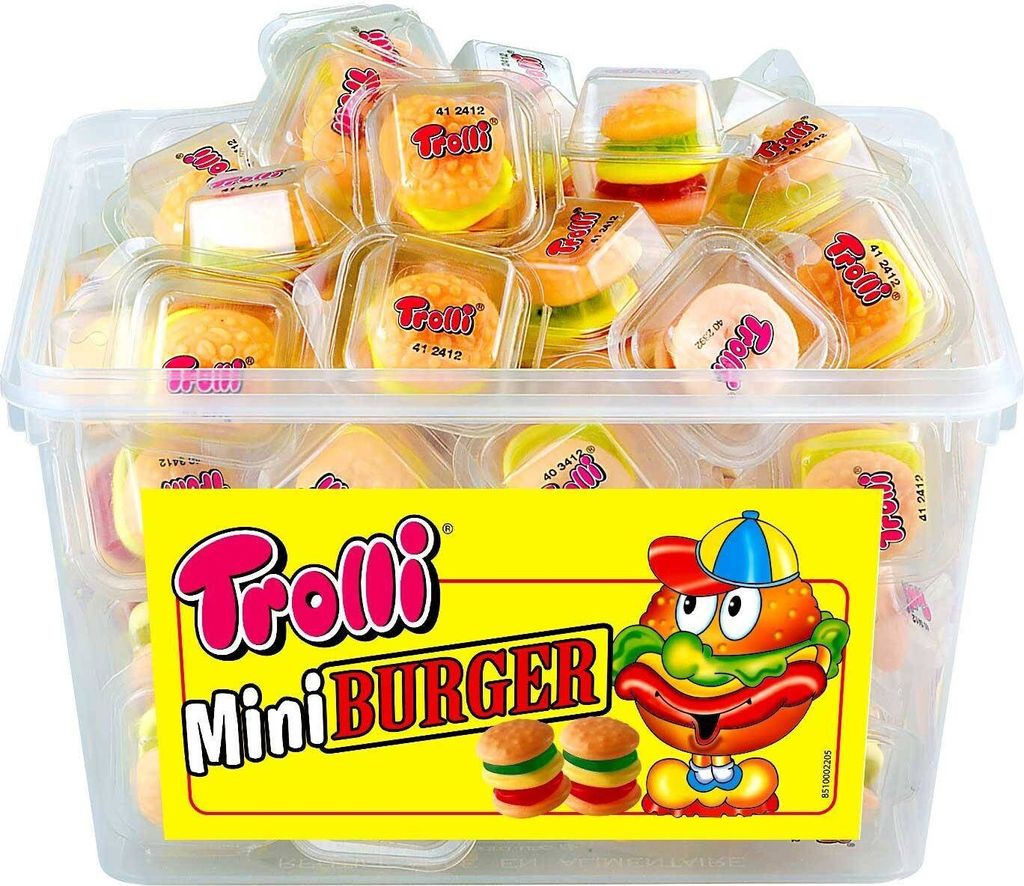 Mini żelki Party Burger 600g - Trolli Zdjęcie produktu 