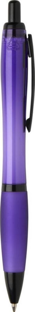 Floso - "Nash" Kontrast Detail-Kugelschreiber, Recycelter Kunststoff PF4879 (Einheitsgröße) (Violett)
