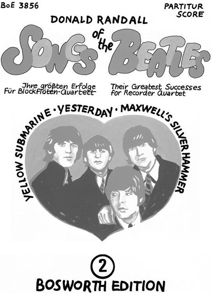 Songs of the Beatles Band 2für 4 Blockflöten (SATB)