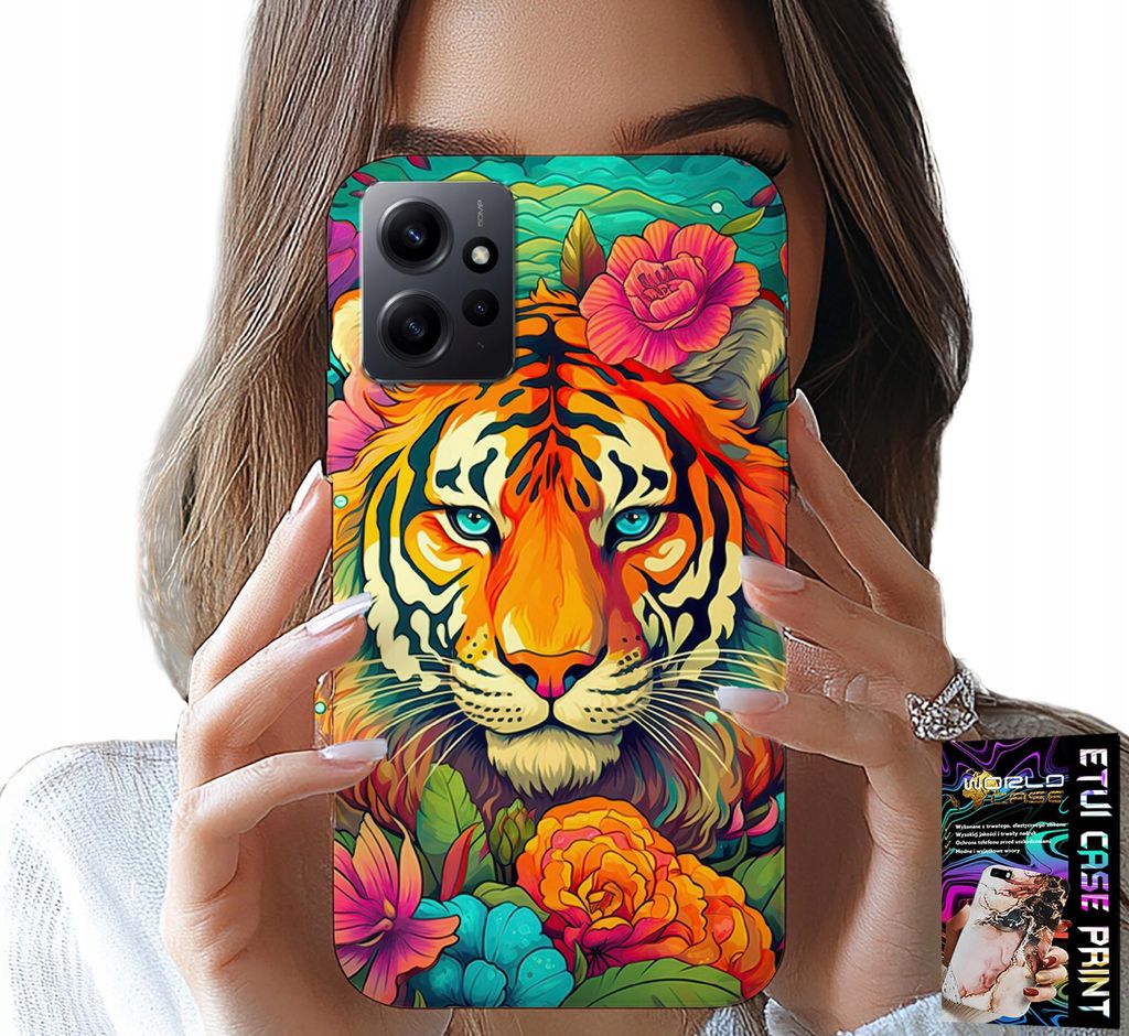 Fall Für Xiaomi Note 12 4G - Tiermuster Tiger Tiger Fall