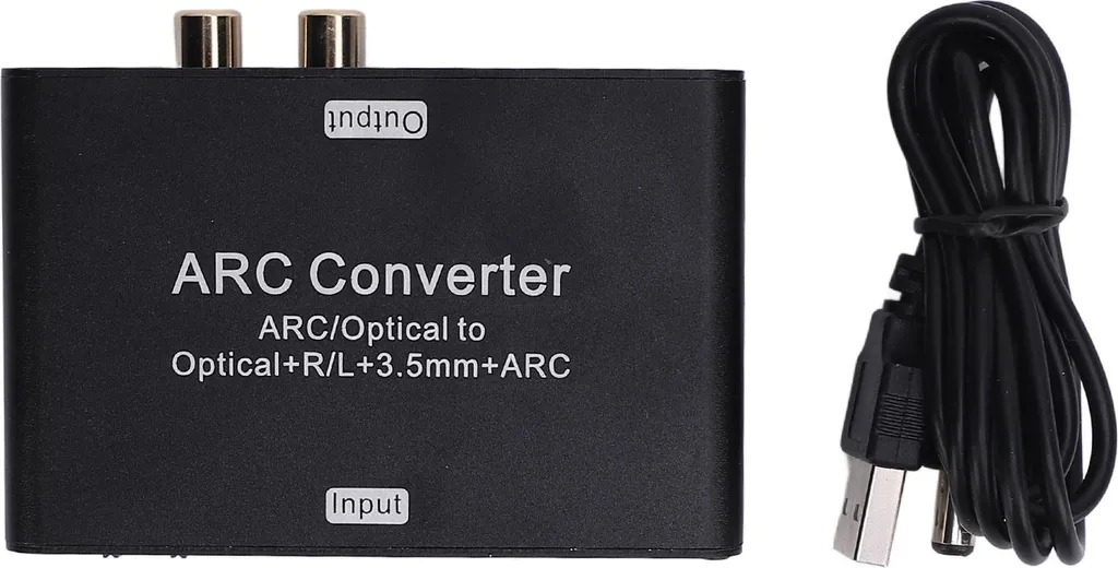 Convertisseur DAC 192 KHz ARC Interface HD vers Audio Analogique Stéréo