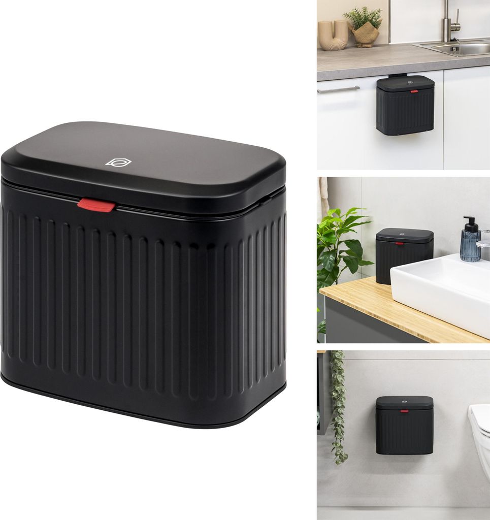 cestino eluno, cestino per cucina e bagno, capacità 3 Immagine del prodotto 