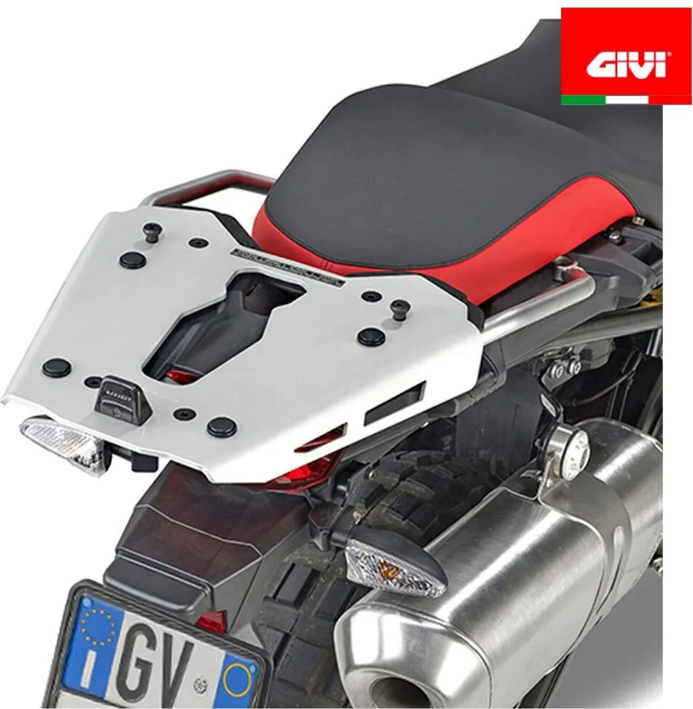 Portapacchi Monokey GIVI SRA5127 alluminio anodizzato con piastra