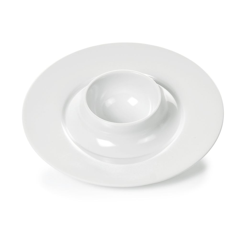 Camping Eierbecher SUMMER - Melamin - D: 11cm - weiß