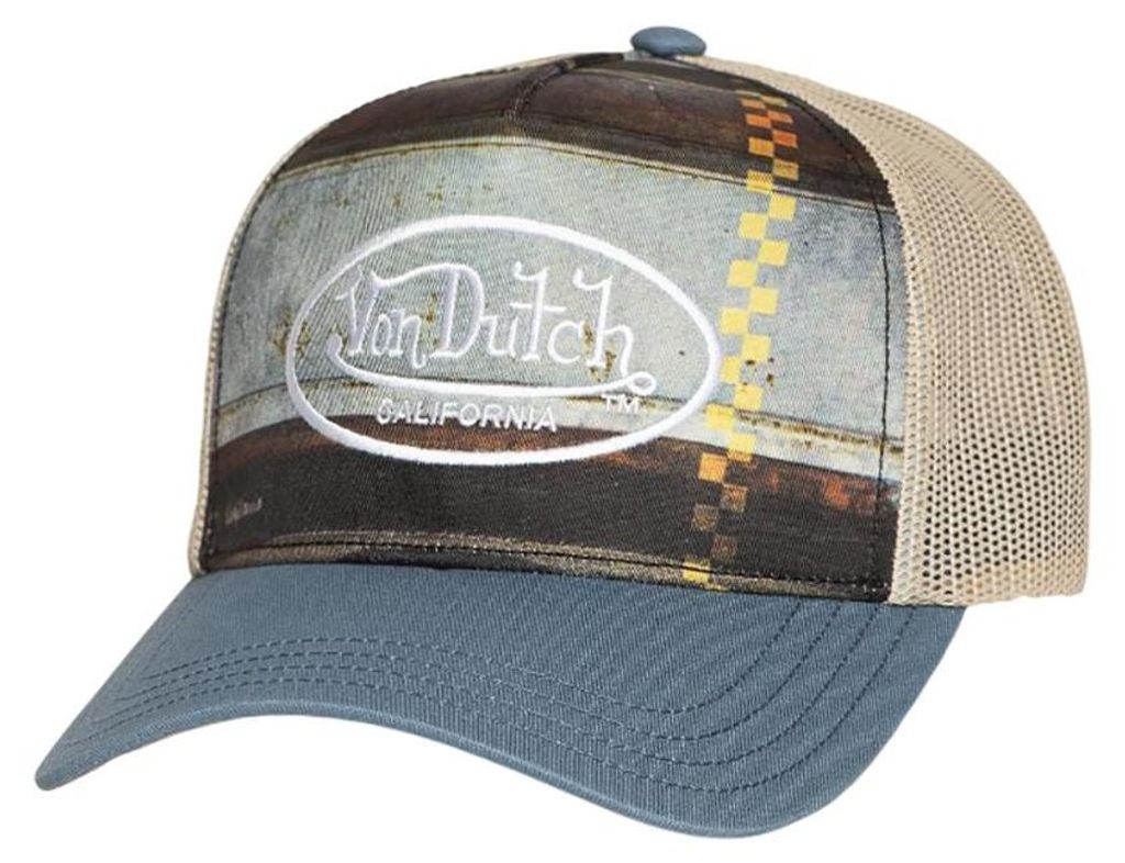 Von Dutch Originals Trucker Cap - CALIFORNIA VINTAGE blue