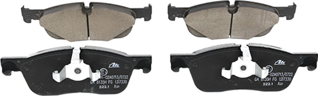 ATE Bremsbeläge Satz Vorne für LAND ROVER Range Rover Evoque (L538) 13.0470-7330.2