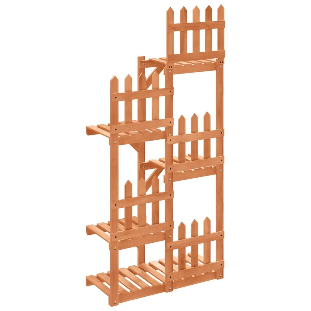 vidaXL Stojan na kvety 60x25x130 cm z masívneho jedľového Obrázok produktu 