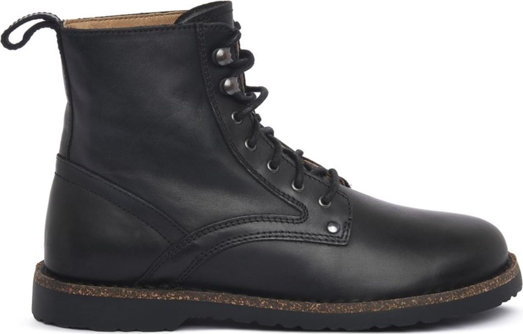 Birkenstock Brayson Natural Narrow Schnürstiefel Schwarz in Gr. 38