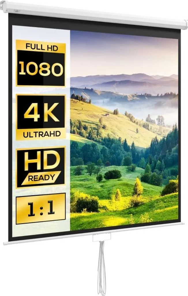 Écran de Projection 152x152 Anti-Reflet 4K pour Image Nette et Fluide - 8