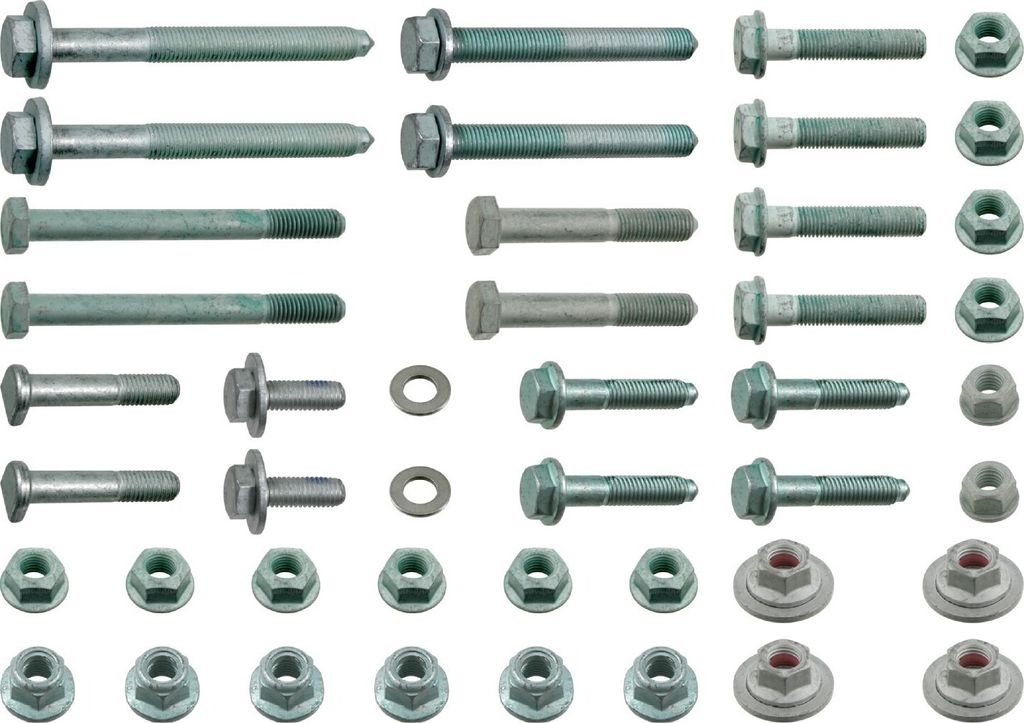 FEBI BILSTEIN 24804 Montagesatz Lenker Vorne für AUDI A4 Avant (8ED, B7) A4 Avant (8E5, B6) A4 Limousine (8E2, B6) A4 Limousine (8EC, B7) A4 Cabrio
