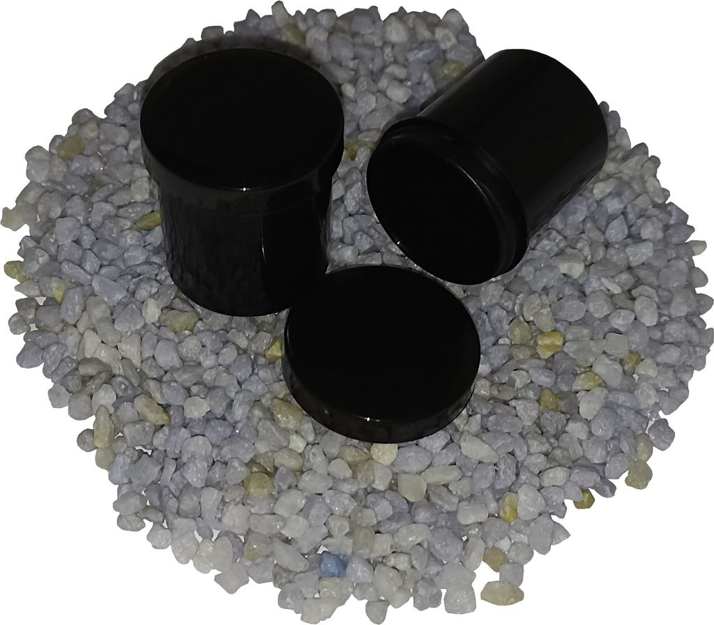 1 Salbendose Schwarz Tiegel 10 g 12ml