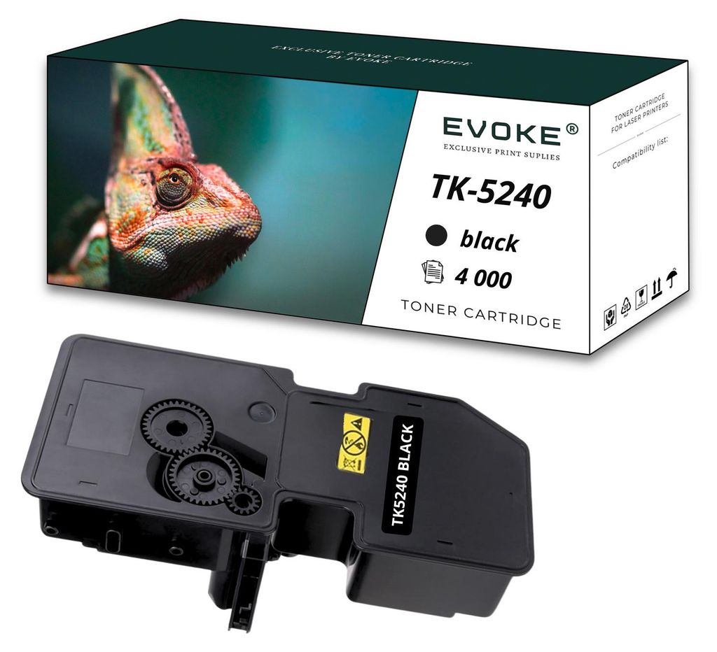 Toner für Kyocera TK5240K-TK5240B TK5240K Schwarz (black) | Ersatz für M5526cdn P5026cdn P5026cdw M5526cdw
