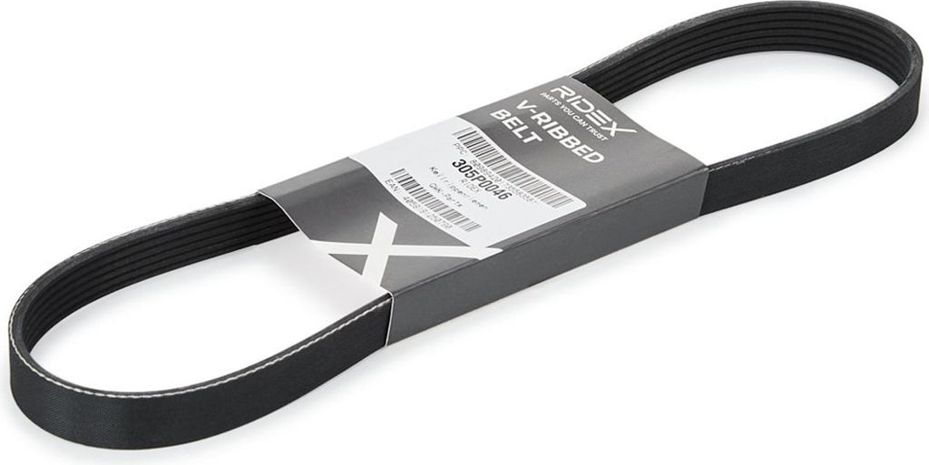 RIDEX Keilrippenriemen 860mm für VW POLO (9N) 305P0046