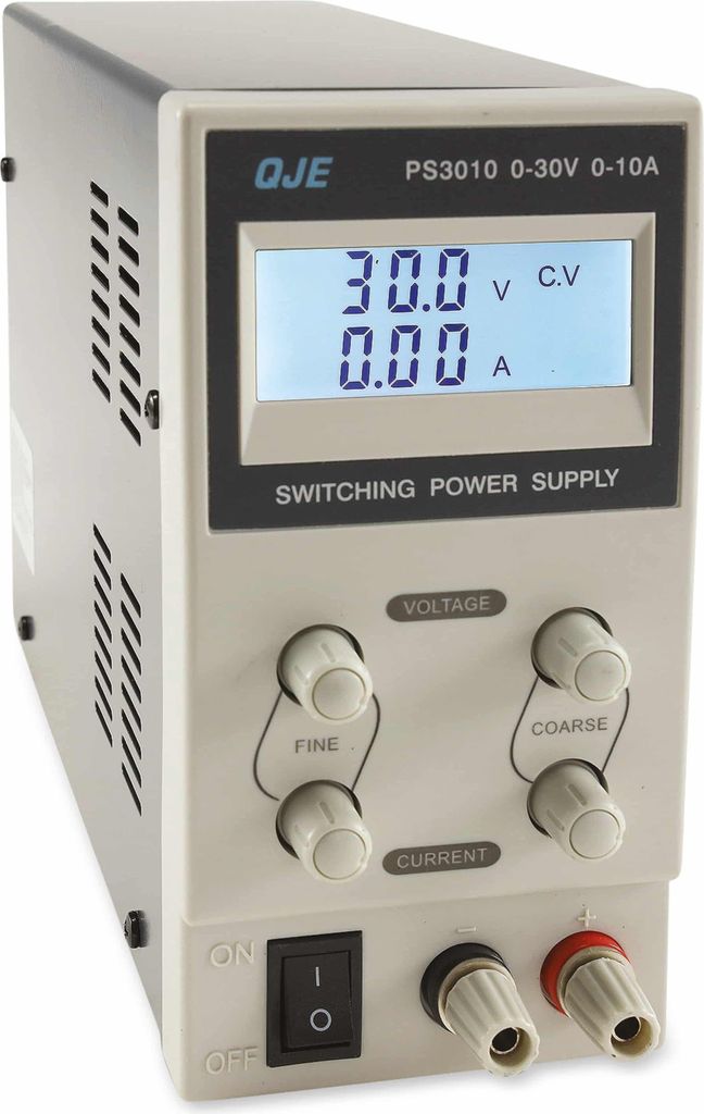 ChiliTec 21487 Regelbares Labornetzgerät "CTL-3010" beleuchtete LCD Anzeige, 0-30V, 0-10A