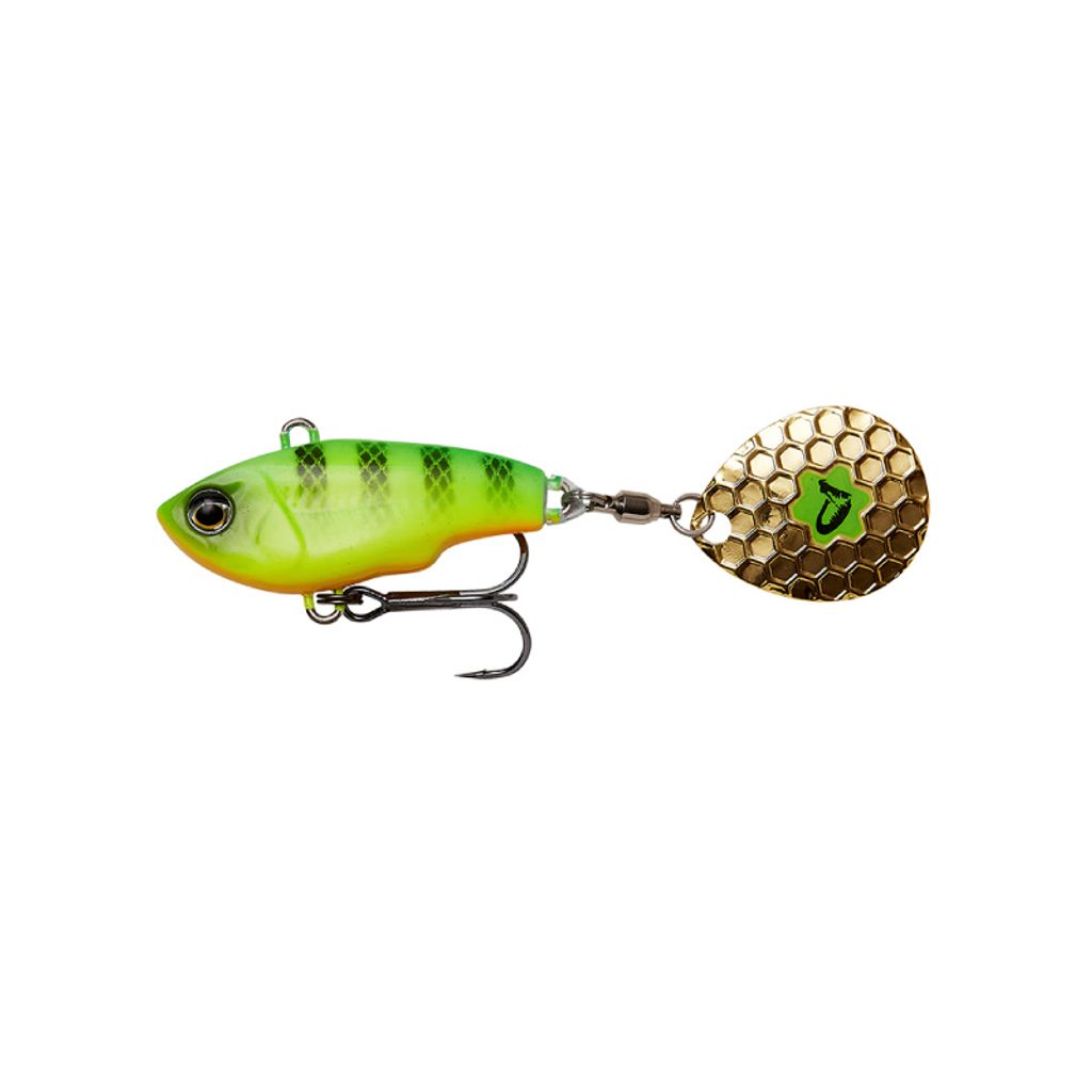 Savage Gear Fat Tail Spin (NL) Firetiger 6,5 cm 12,5 g Wobbler