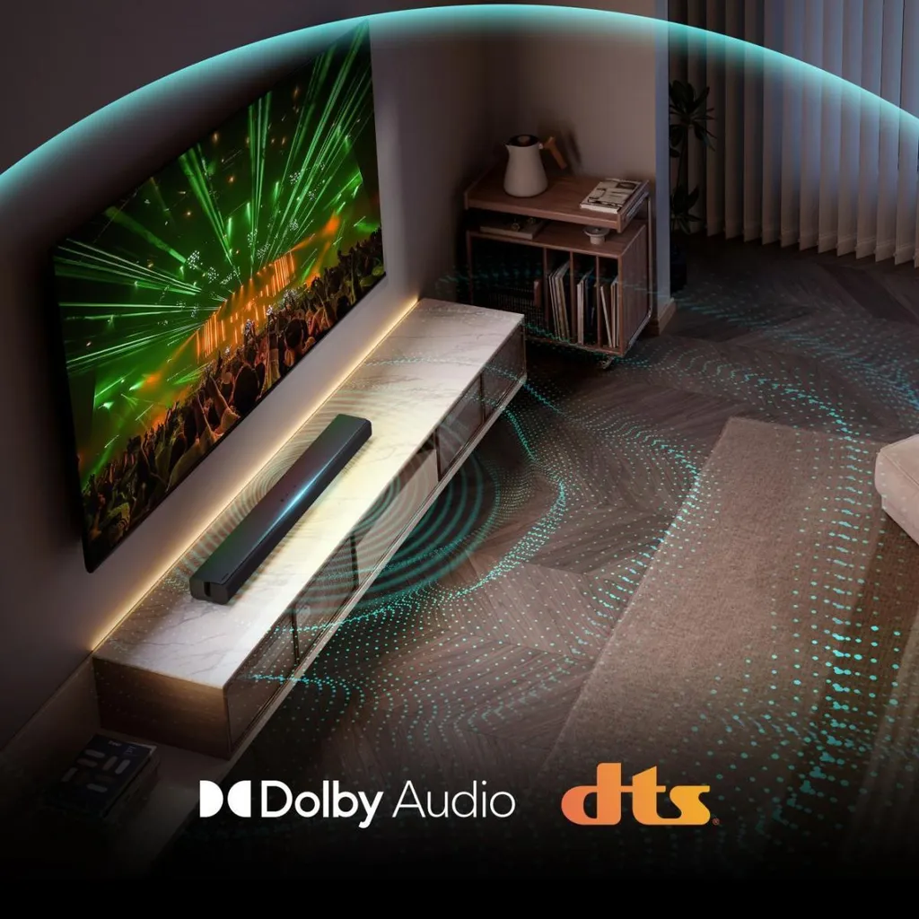 Hisense HS1000 Barre de Son Dolby Digital Plus et DTS Virtual:X 120W