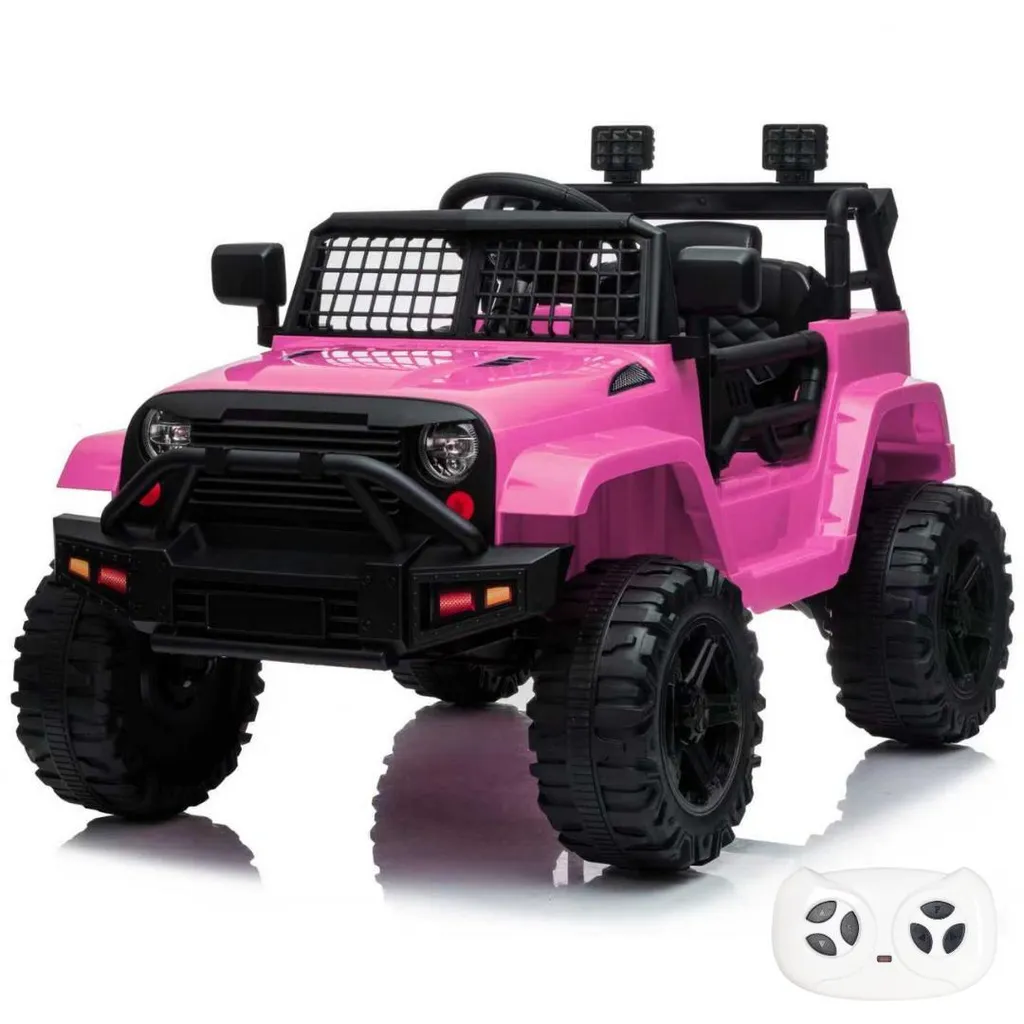 Véhicule Électrique Enfant Sécurisé - Jeep 12V avec Télécommande