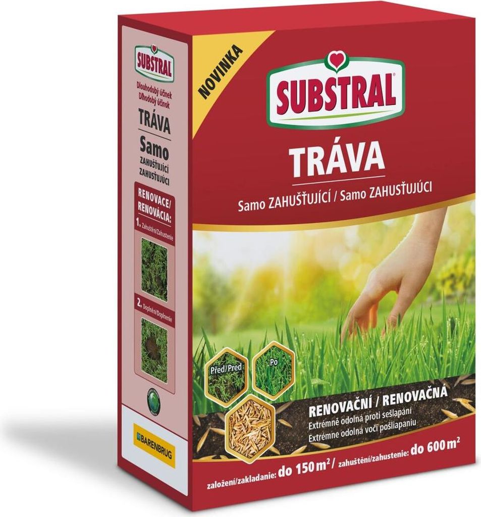 SUBSTRAL Travní směs samozahušťující - regenerační 3 kg Obrázek produktu 