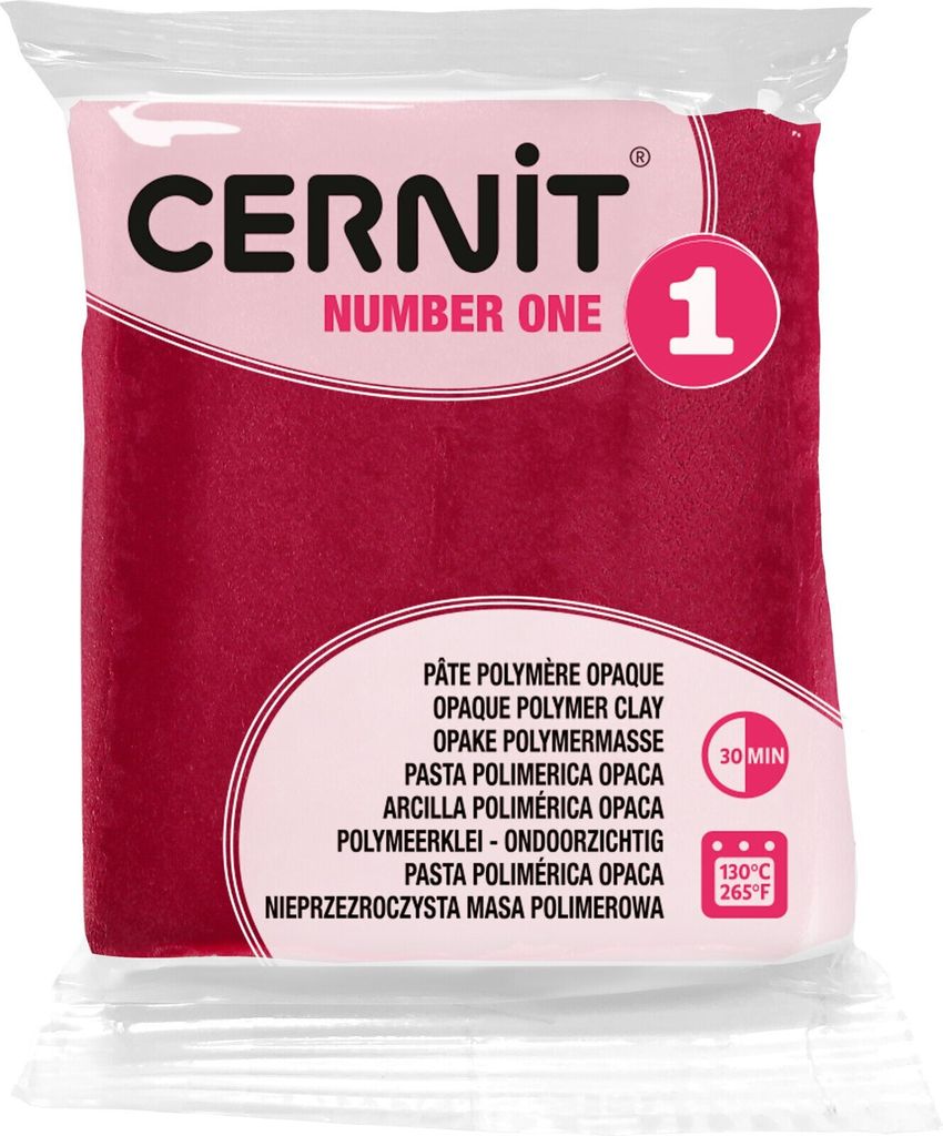 Cernit Polymer Clay N°1 Polymérová hmota Bordeaux 56 g Obrázok produktu 