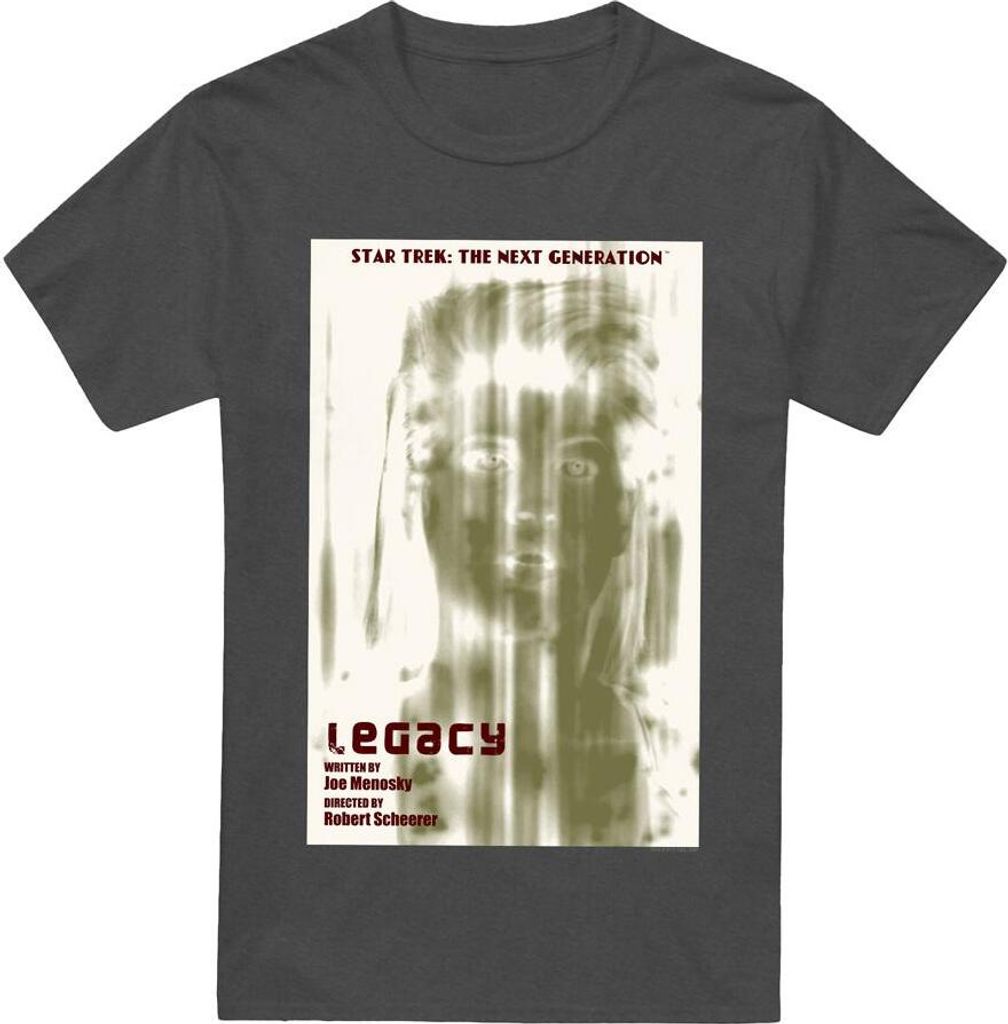 Star Trek - "The Next Generation Season 4 Episode 6" T-Shirt für Herren/Damen Uni TV17856 (M) (Holzkohle)