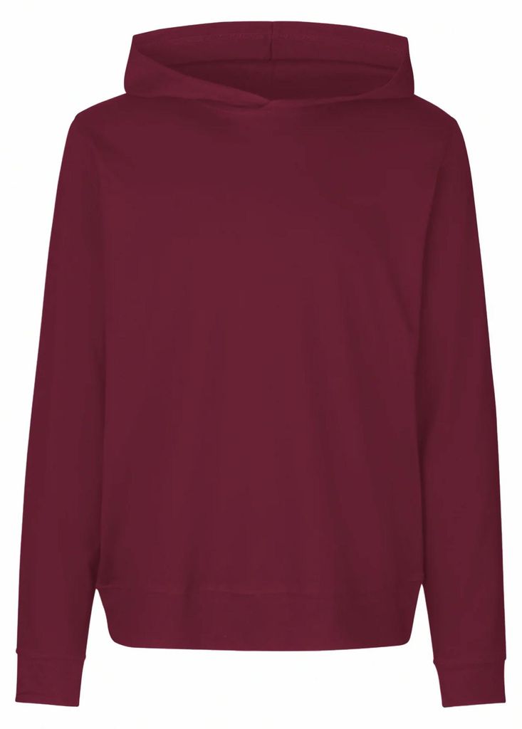 Neutral - Kapuzenpullover für Herren/Damen Uni, Jersey LT3467 (XL) (Bordeaux)