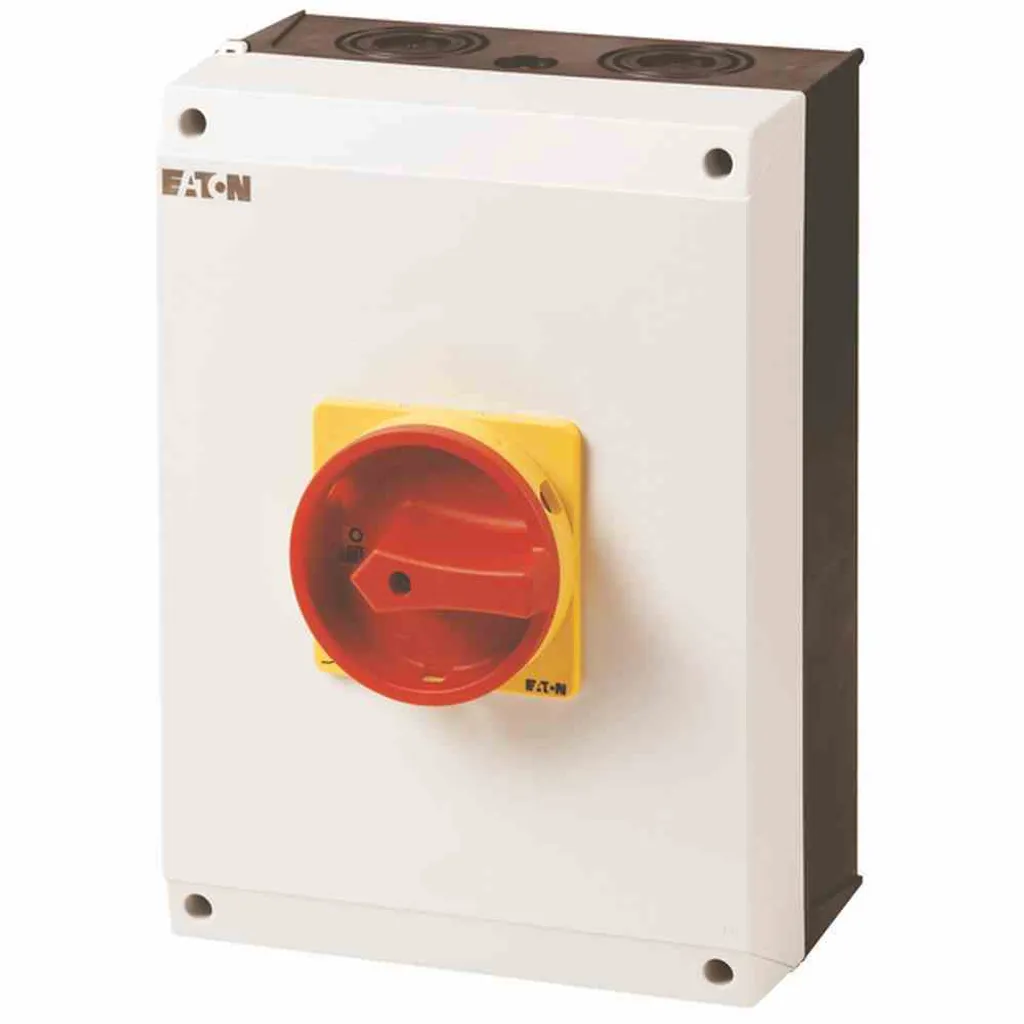 Interrupteur d'arrêt d'urgence Eaton P3-100/I5/SVB pour machines 3P