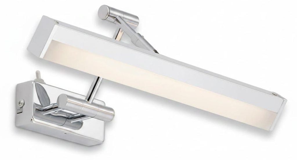 Briloner LED Bad Spiegellampe Chrom 37 cm mit Schalter – Produktbild 