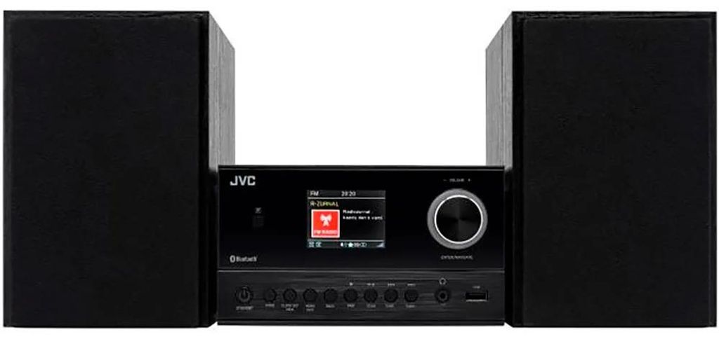 JVC UX-E225B Mini-hifi-systeem, zwart Productafbeelding 