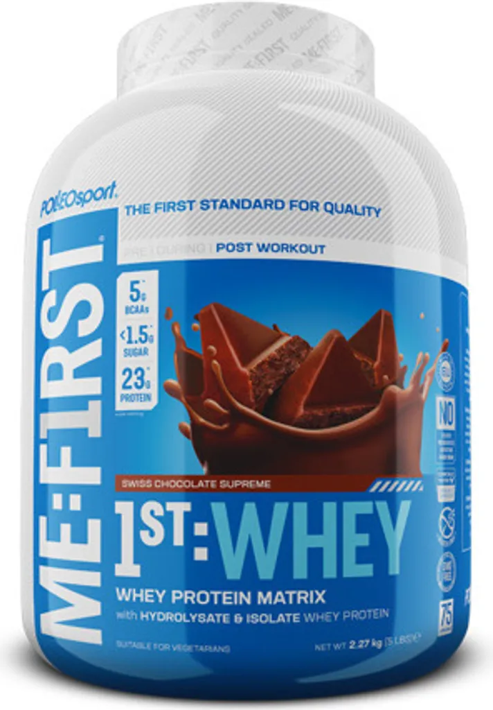 Polleo Sport 1st Whey 2270g Chocolat Suisse - Protéine de Lactosérum