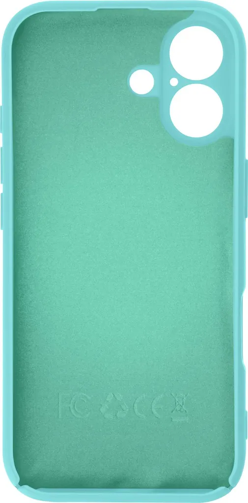 Avizar iPhone 17 Custodia Silicone SmoothGrip Blu Turchese Soft-Touch - 3