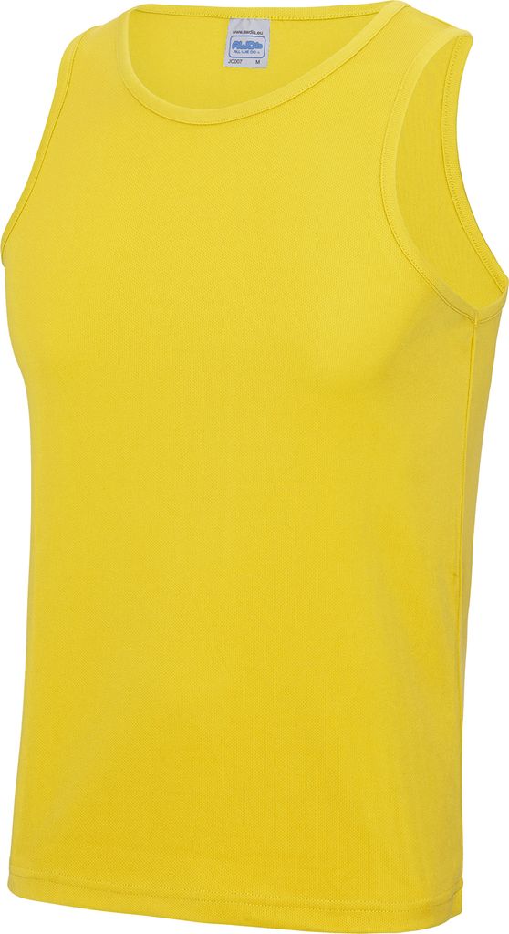 AWDis Just Cool Herren Sport Tank Top Gym RW687 (Large) (Sonnengelb)