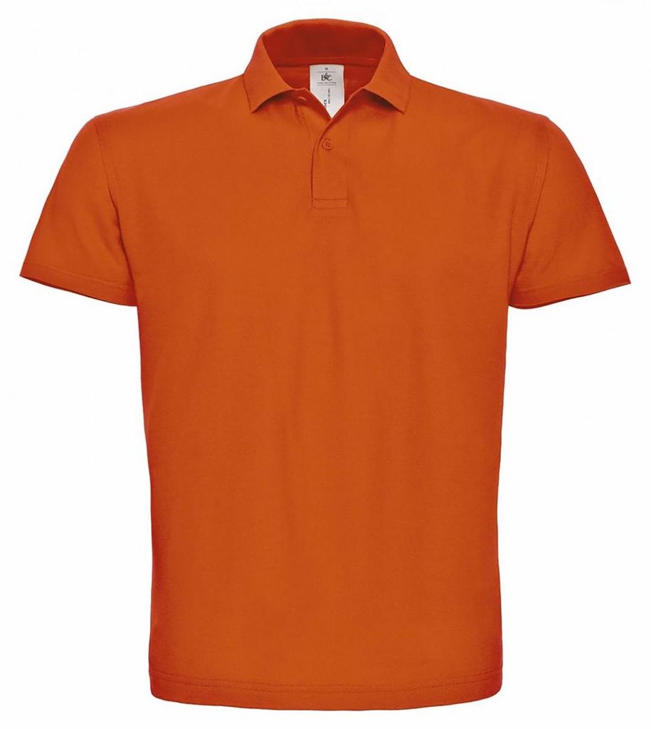 B&C ID.001 Uni Polo-Shirt, Kurzarm FK112 (2XL) (Orange)