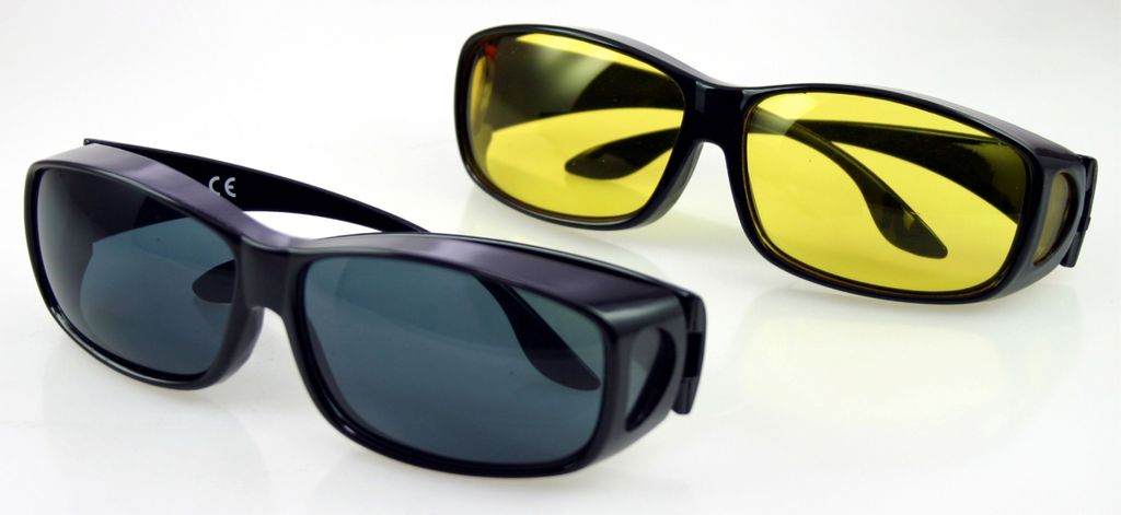 Heim & Büro Tag Und Nacht Überbrille | 2er Set | Sonnenbrille