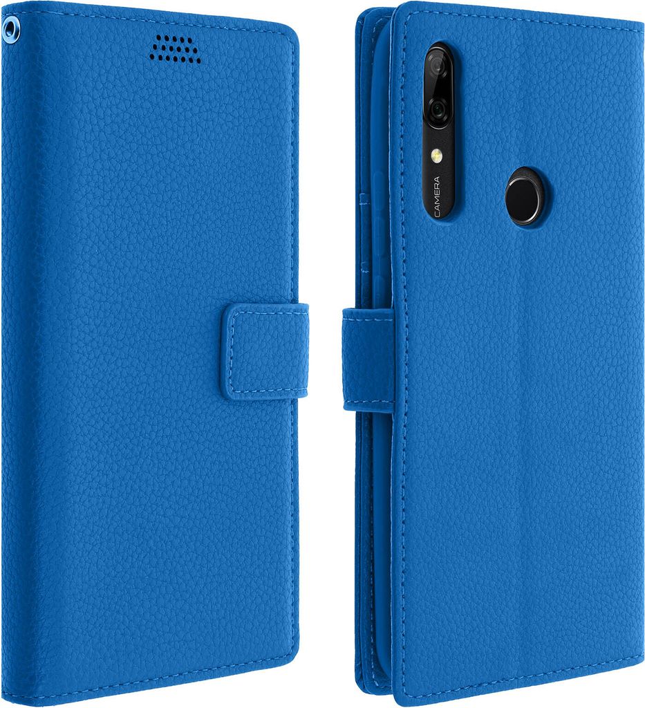 Huawei P Smart Z/Y9 Prime 2019, Honor 9X Flip-Cover mit Standfunktion – Blau