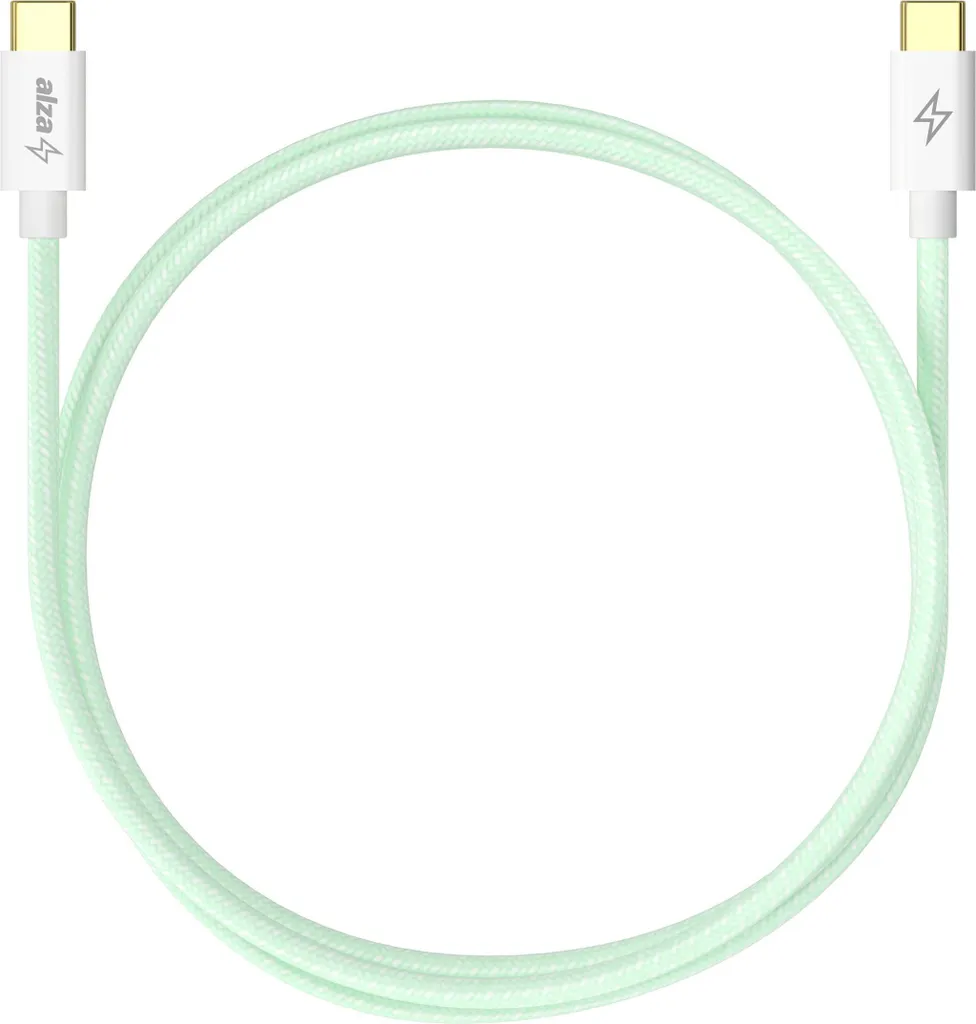 Câble USB-C 100W AlzaPower CompactCore 2m avec Charge Rapide Vert - 3