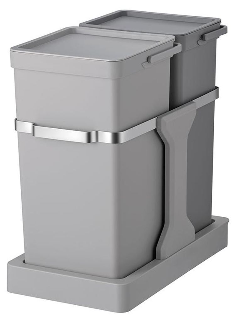 EKO - Collecteur de déchets encastrable Deco 20+15 litres - Image du produit 
