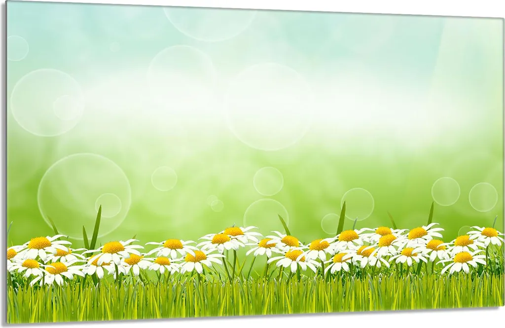 Piastra Vetroceramica 80x52cm Margherita Verde | Alta Resistenza