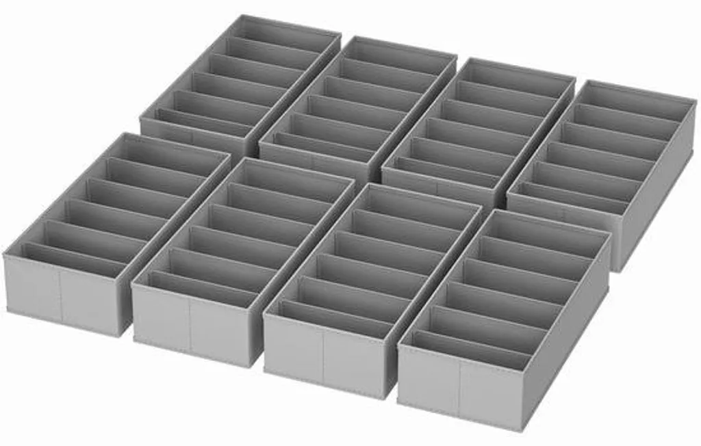 Organisateur de tiroir pour chaussettes et lingerie en tissu lot de 8