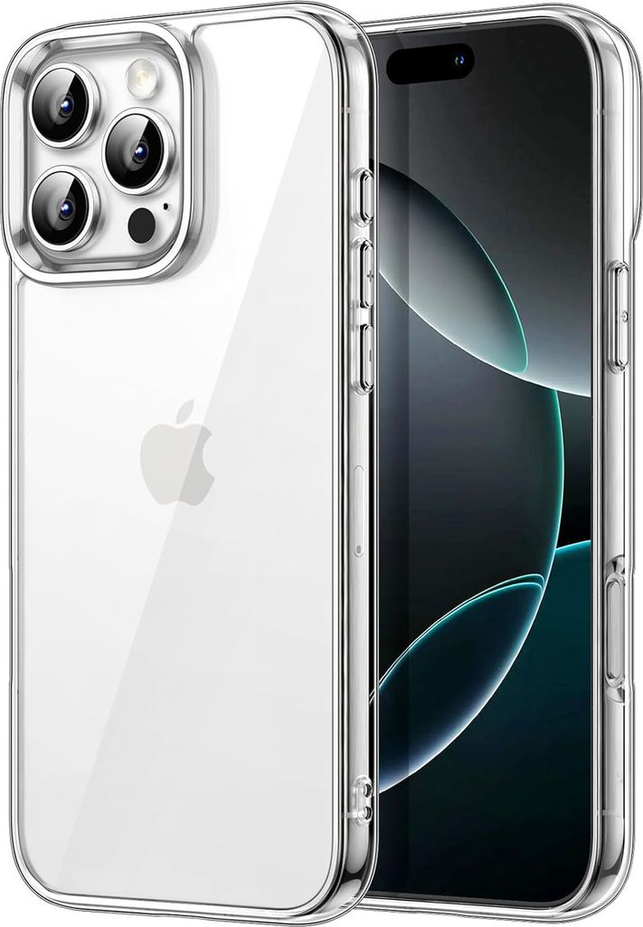 Hülle für iPhone 16 Pro Max 6,9 Zoll,Nie Vergilbung Stoßfest,Kratzfeste Schutzhülle Transparent Case Dünne Handyhülle -Durchsichtig
